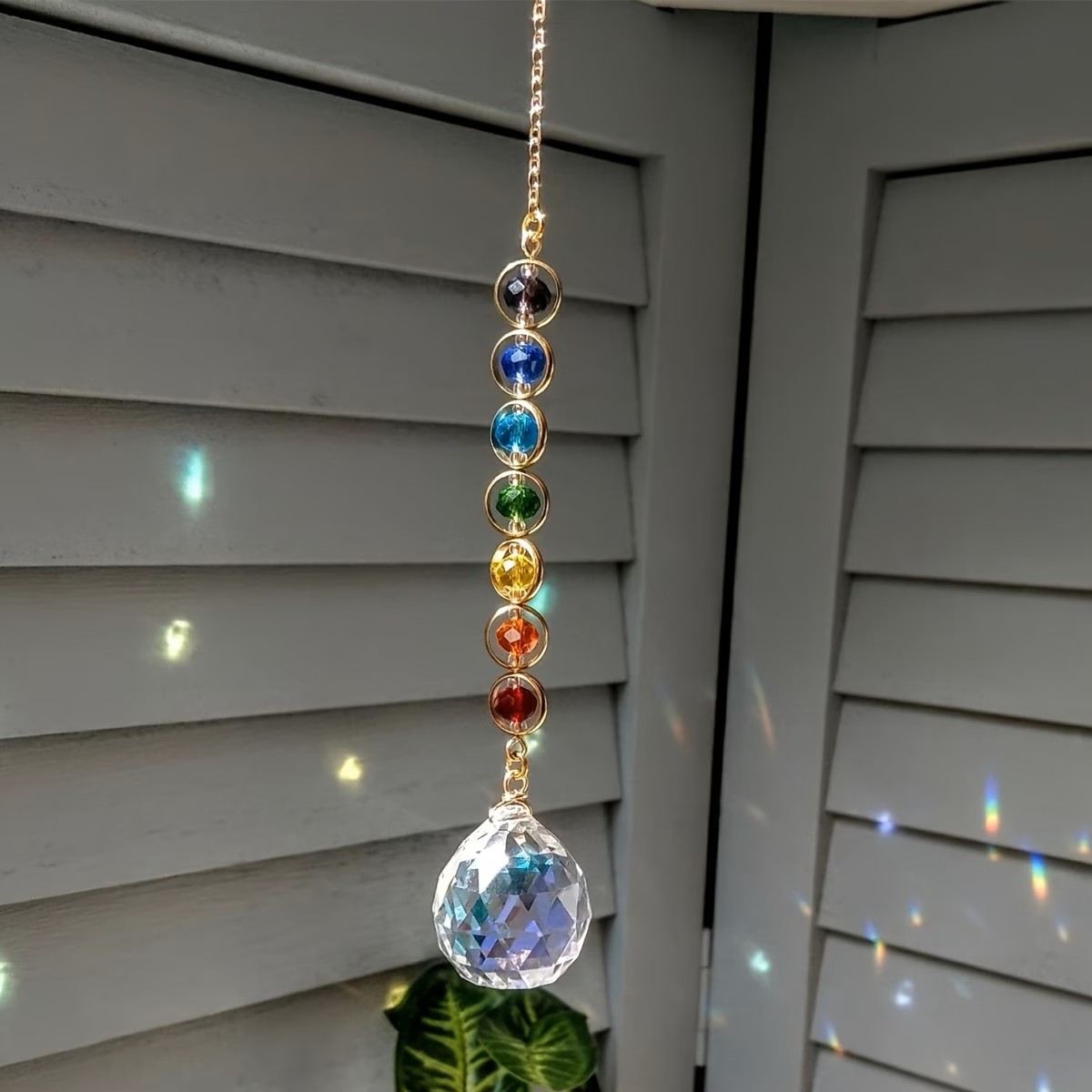Crystal Sun Catcher - 1pc Colorful Crystal Sun Catcher Rainbow