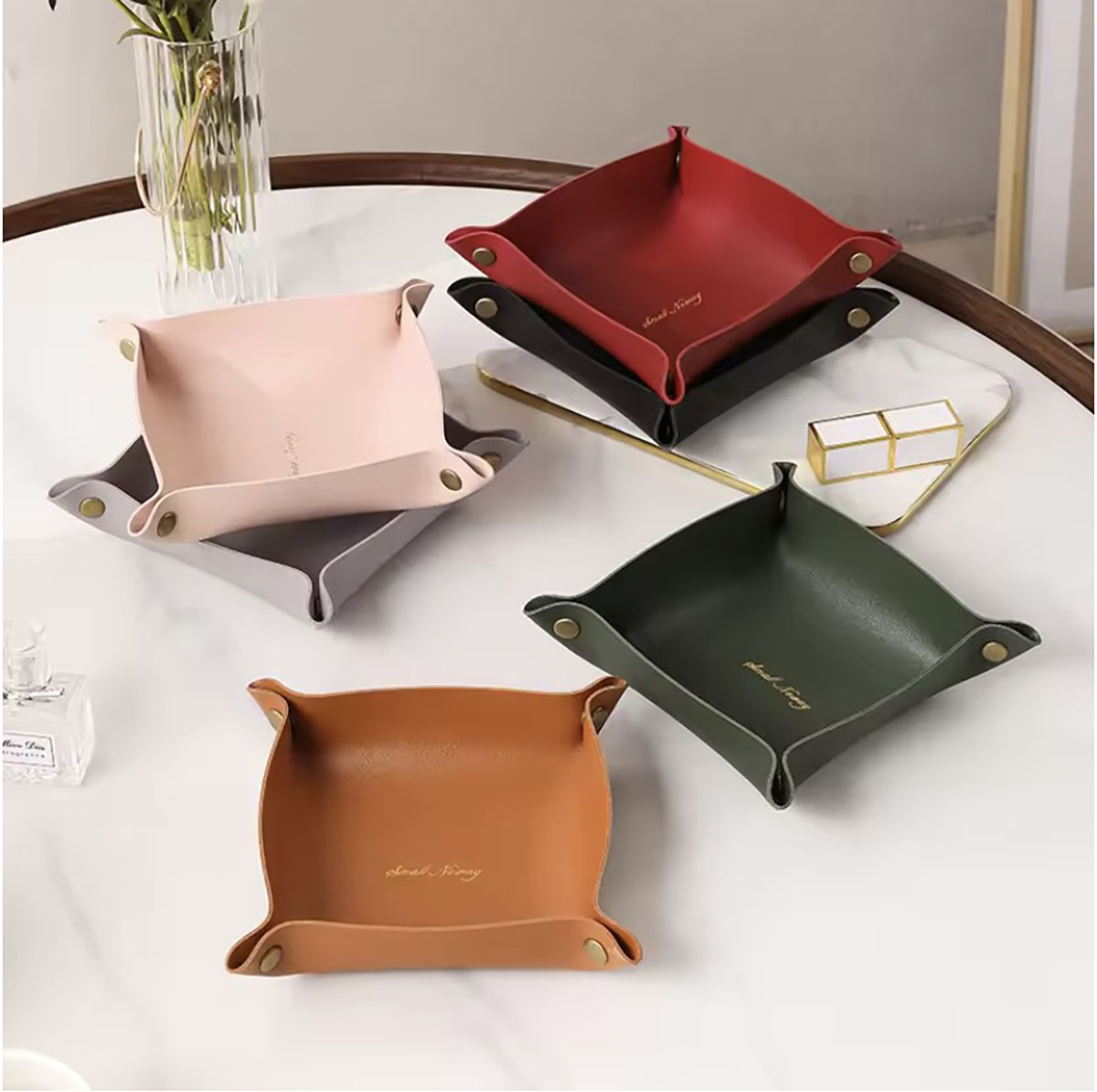Nordic Style Leather Storage T - огляд і ціна Home Decor Japandi