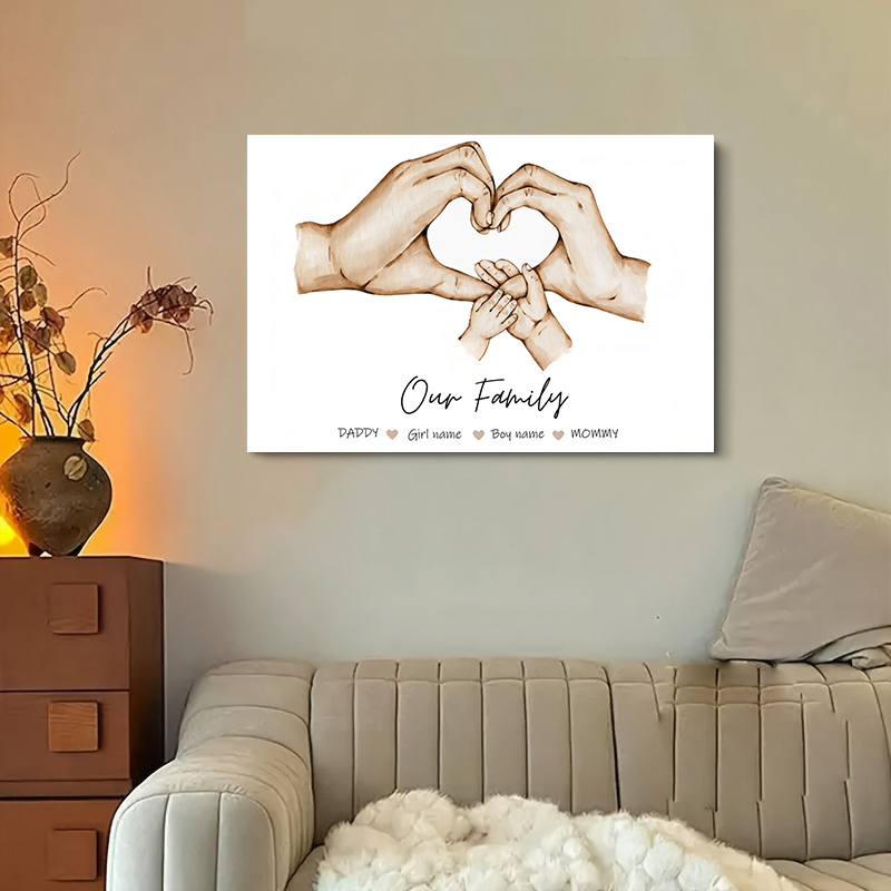 Personalized Custom Family Han - огляд і ціна Home Decor Japandi
