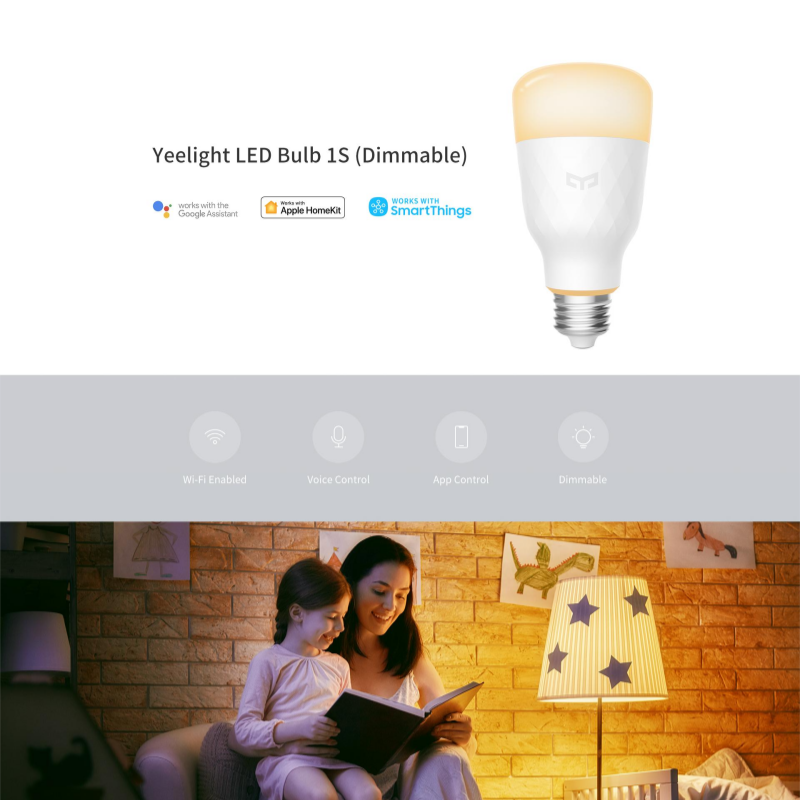 YEELIGHT LED Bulb 1S Smart Lig - огляд і ціна Yeelight Light Smart Bulb