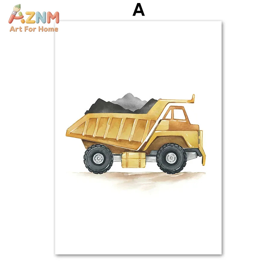 6pcs Nordic Modern cartoon car - огляд і ціна Home Decor Japandi