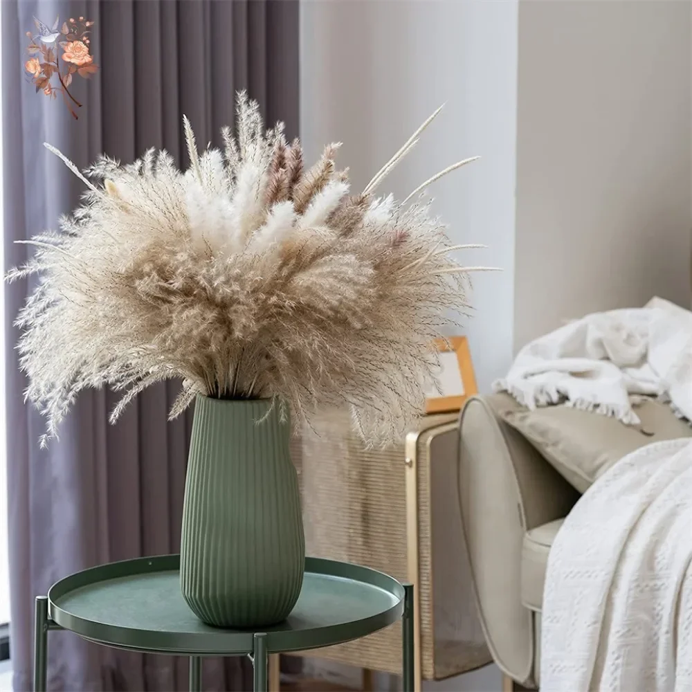 88pcs Natural Fluffy Dried Pam - огляд і ціна Dried Flower Bouquet