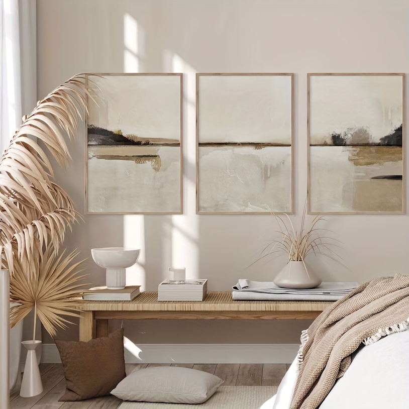 3pcs/set Neutral Abstract Geom - огляд і ціна Home Decor Japandi