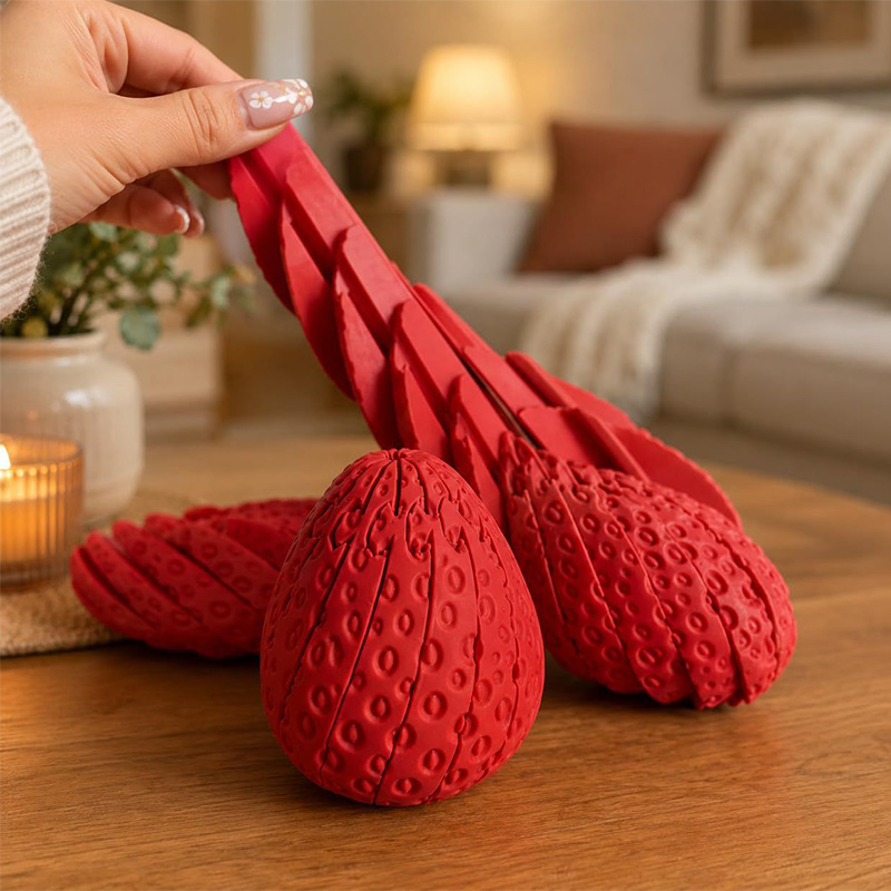 Twisted Strawberry Egg 3d Prin - огляд і ціна Home Decor Modern Organic