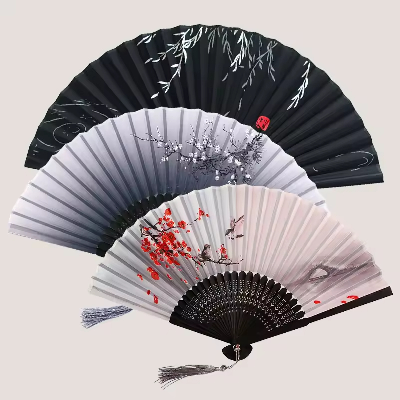 Folding Hand Fan Weddings Trad - огляд і ціна Home Decor Korea