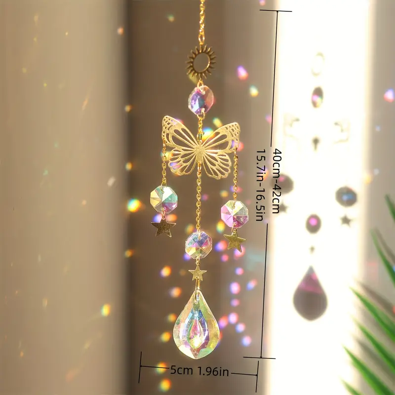 1 PC Butterfly Crystal Sun Cat - огляд і ціна Crystal Sun Catcher