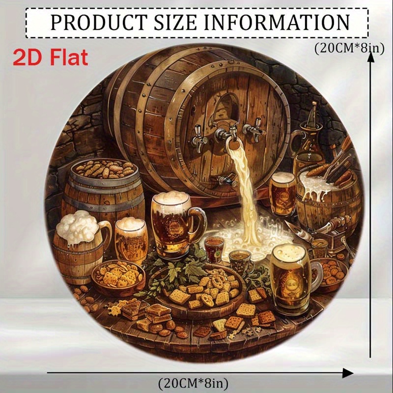 1Pc Round 2D Flat Aluminum Sig - огляд і ціна Home Decor Korea
