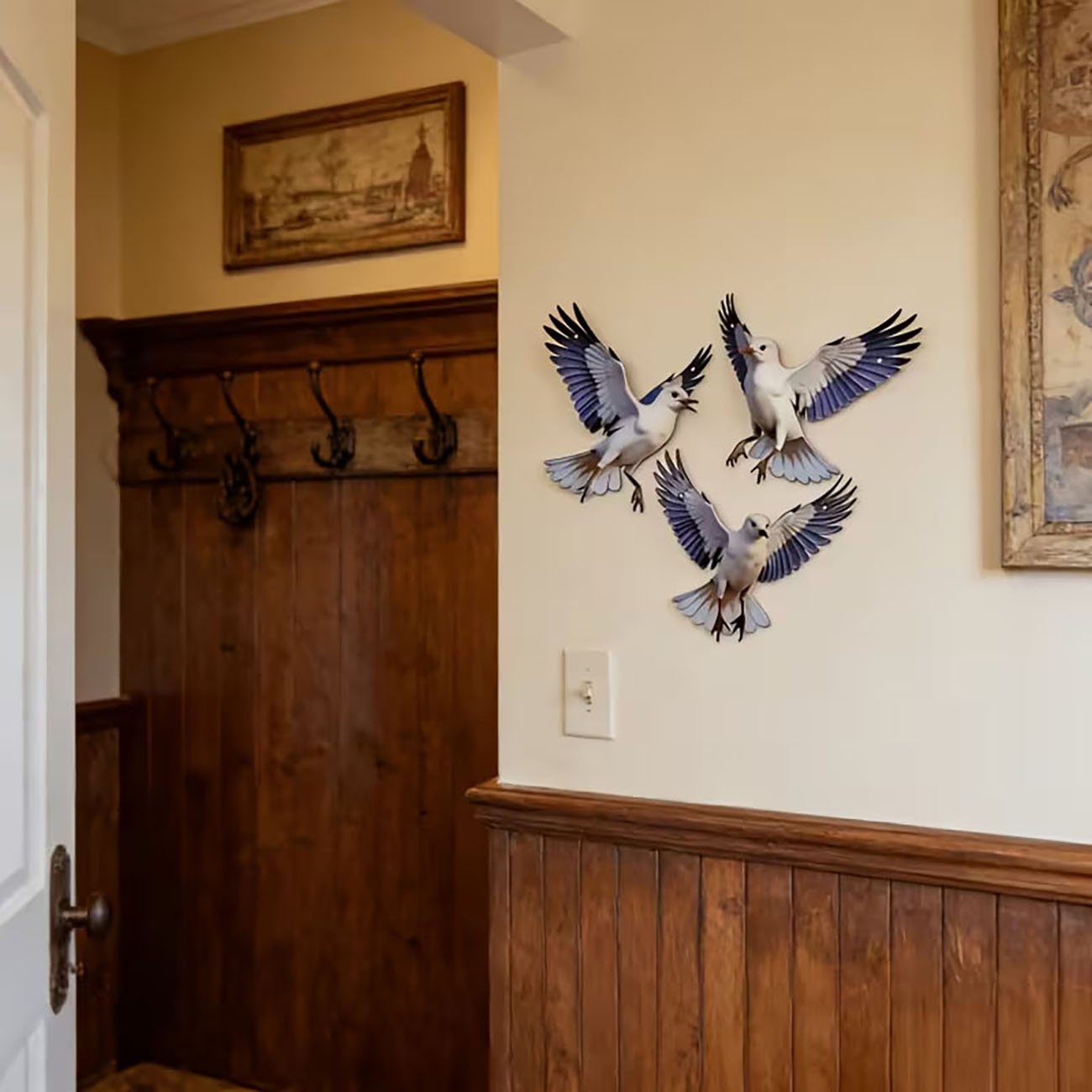 3 Pcs 2D Flat Wooden Seagull W - огляд і ціна Home Decor Nautical