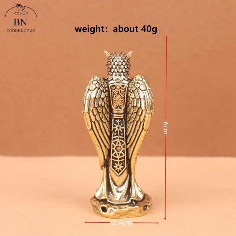 Retro Brass Owl Knight Prophet - огляд і ціна Home Decor Korea