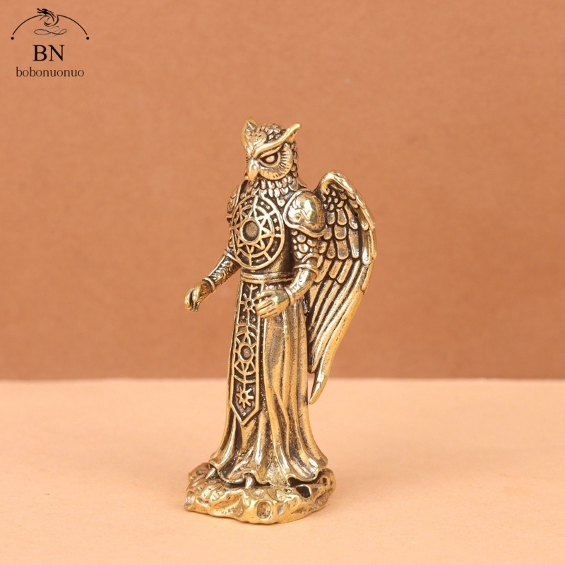 Retro Brass Owl Knight Prophet - огляд і ціна Home Decor Korea