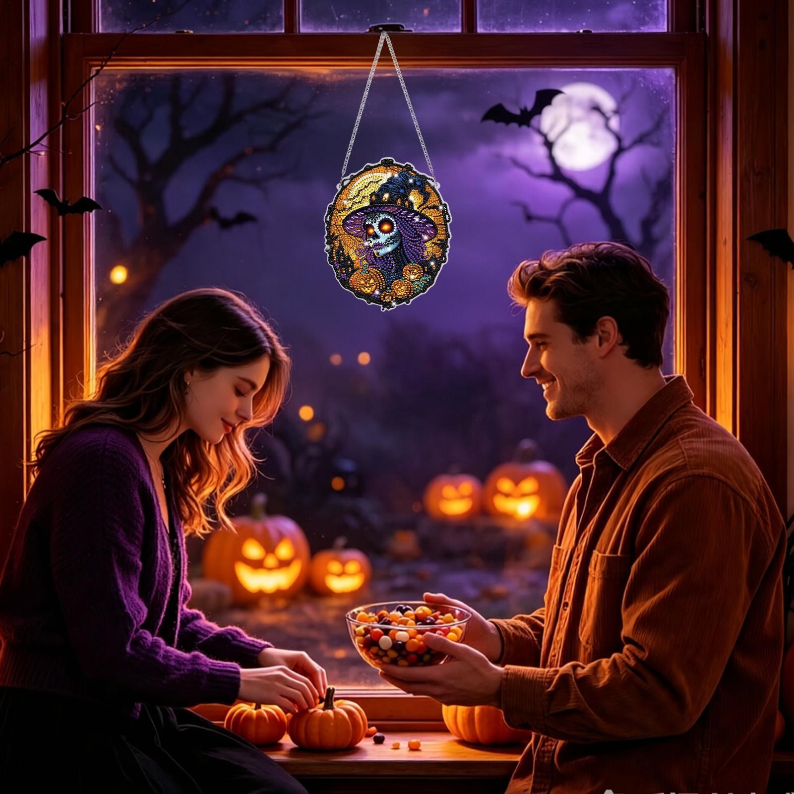 Rhinestone Painting Kit Hallow - огляд і ціна Crystal Sun Catcher