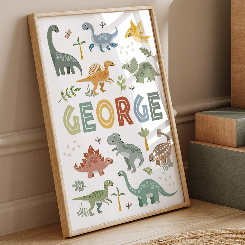 Jurassic Period Dinosaur Wall  - огляд і ціна Home Decor Japandi
