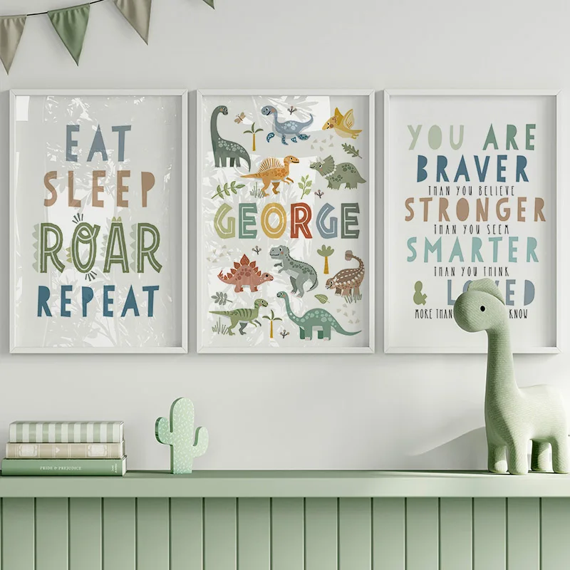Jurassic Period Dinosaur Wall  - огляд і ціна Home Decor Japandi