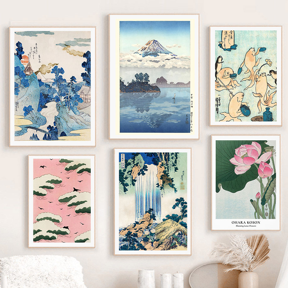 Hokusai Ohara Koson Japanese A - огляд і ціна Home Decor Japandi