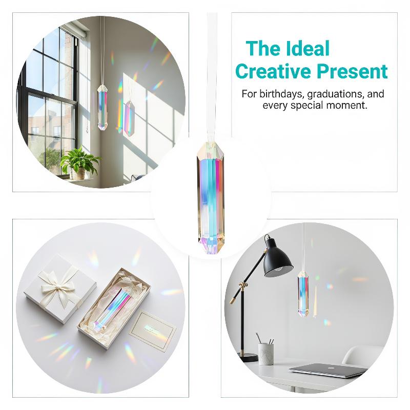 Artificial Colorful Crystal Ha - огляд і ціна Crystal Sun Catcher