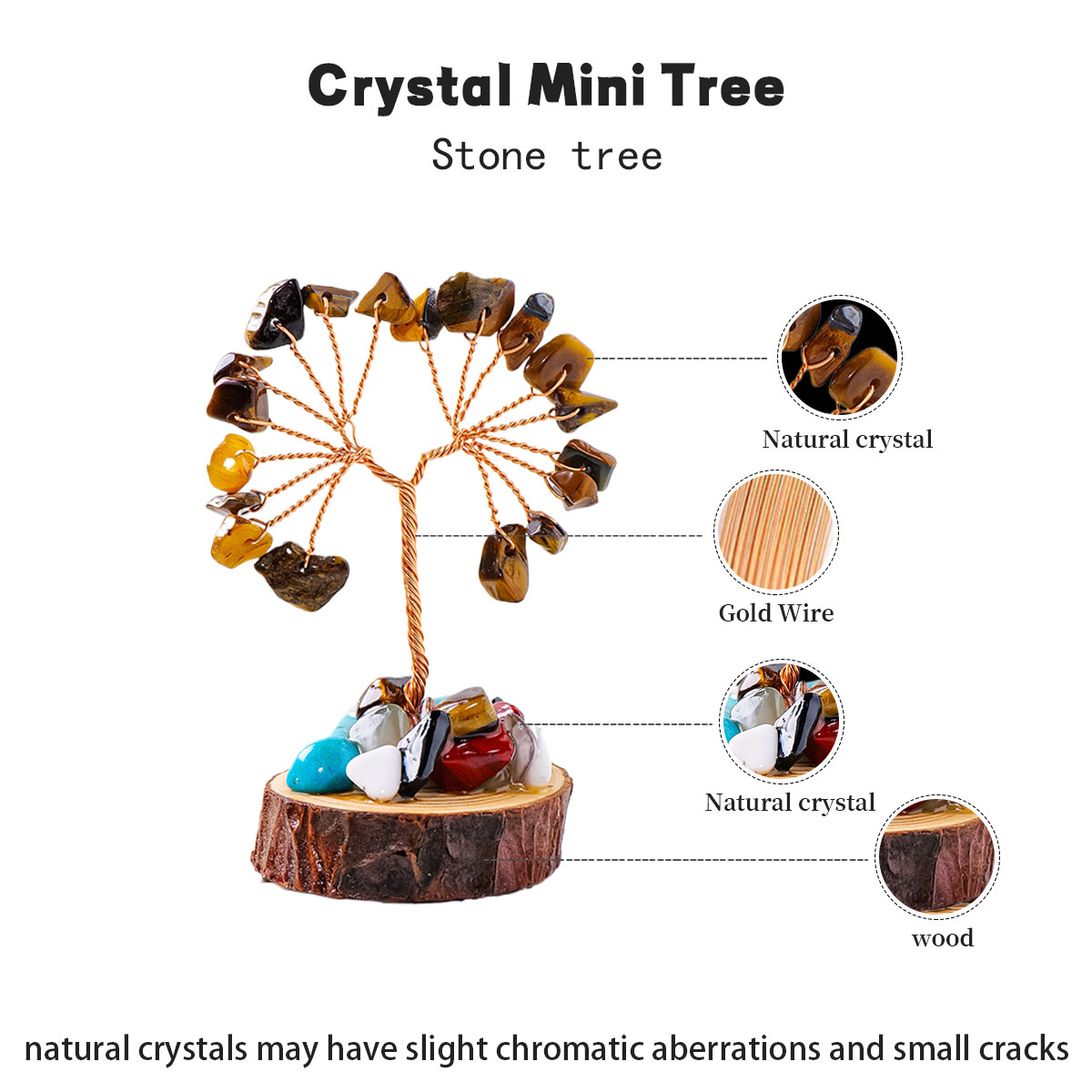 1PC Natural Gemstone Crystal C - огляд і ціна Home Decor Modern Organic