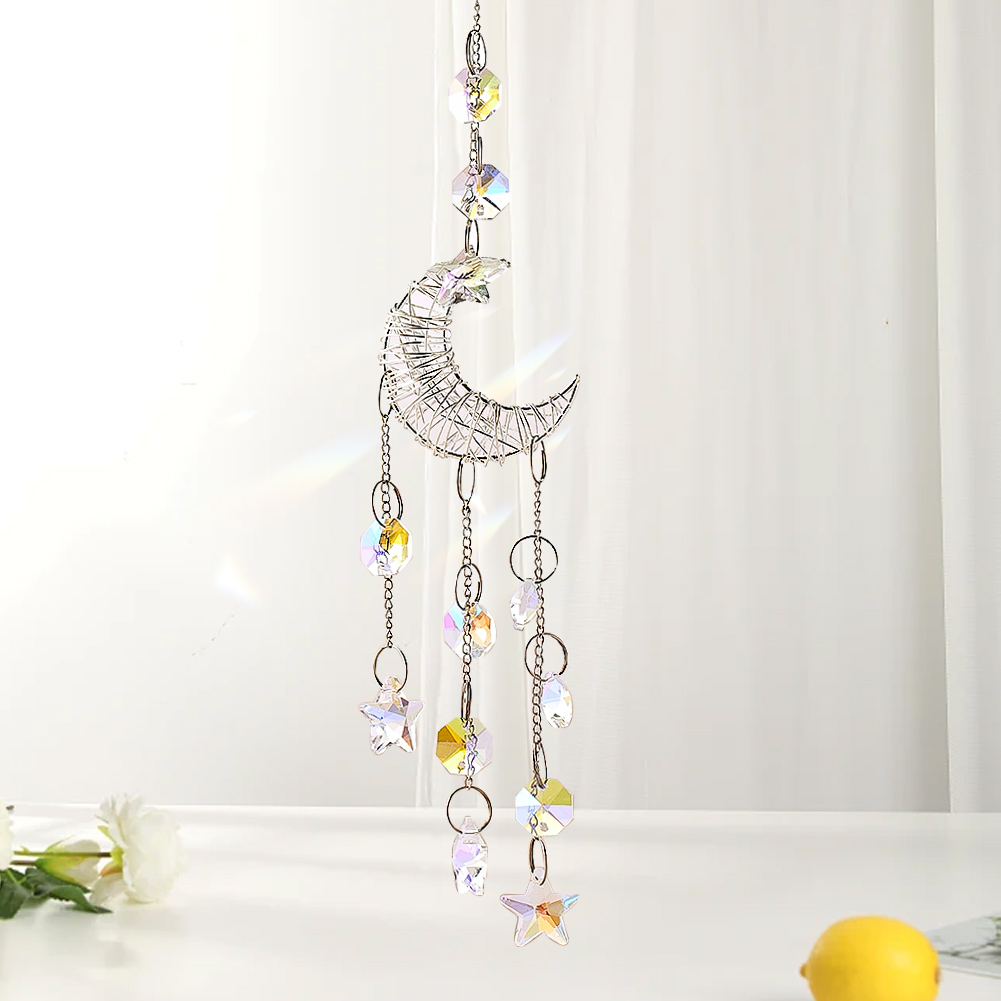 Moon Hanging Crystals Suncatch - огляд і ціна Crystal Sun Catcher