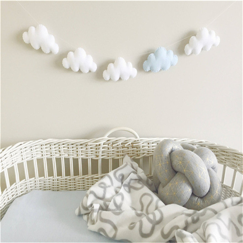 Nordic Felt Cloud Garlands Str - огляд і ціна Home Decor Korea