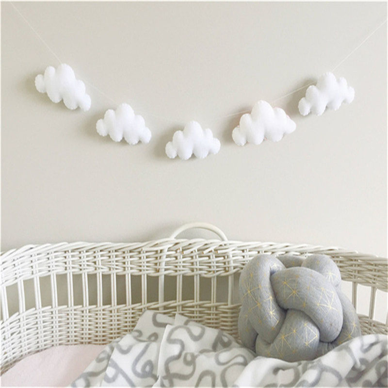Nordic Felt Cloud Garlands Str - огляд і ціна Home Decor Korea
